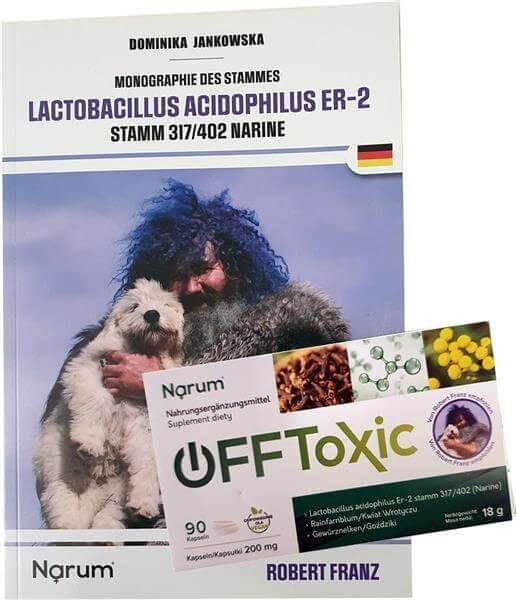 Narum OFFToxic - 90 Kapseln (Monographie des Stammes - Lactobacillus Acidophilus ER-2) (Robert Franz