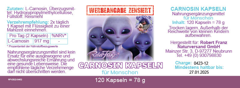 Robert-Franz-Carnosin-Kapseln